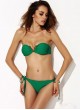 Green Metal V type decorative stomacher Bikini suit